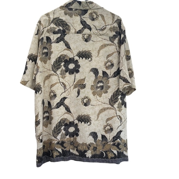 Crazy horse Claiborne company men’s‎ large floral button-down casual lightweight - Picture 3 of 5